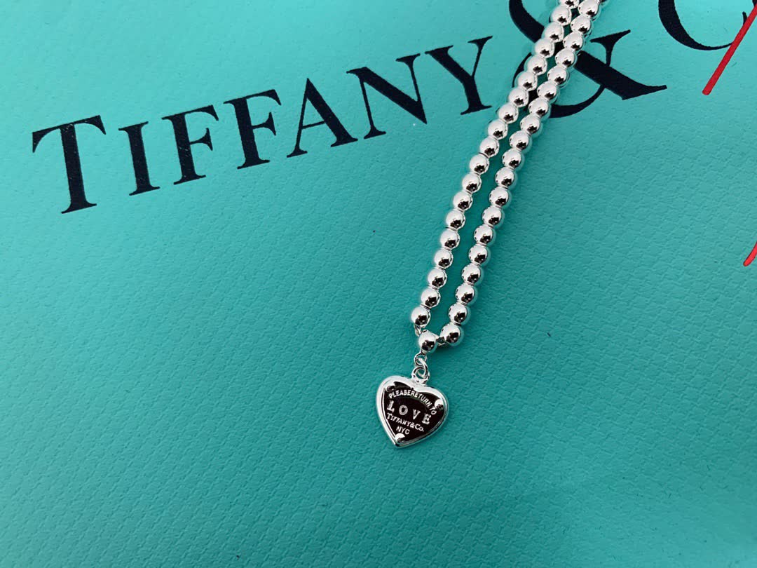 Tiffany & Co. Love Heart Charm Bracelet